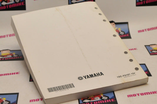 Genuine Yamaha SERVICE SHOP MANUAL LIT-11616-25-16  GRIZZLY 300 YFM30GB 2012
