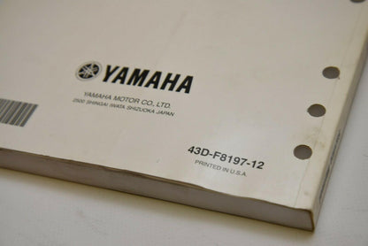 OEM Yamaha ATV Service Shop Manual LIT-11616-24-16 YFM90RA Raptor 90 2011 11
