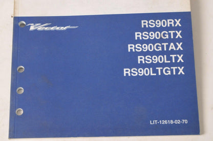 Yamaha Supplementary Service Manual Repair Maintenance Shop | RS Vector 2008