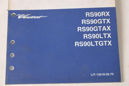Yamaha Supplementary Service Manual Repair Maintenance Shop | RS Vector 2008