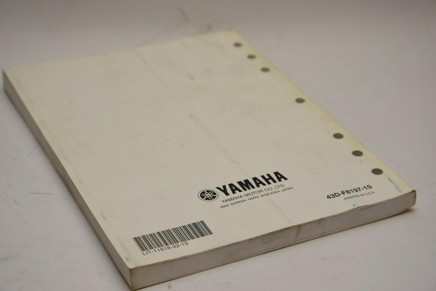 OEM Yamaha ATV Service Shop Manual LIT-11616-22-13 YFM90RA Raptor 90 2009 09