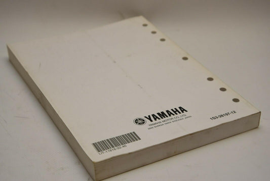 OEM Yamaha ATV Service Shop Manual LIT-11616-22-40 YFM70RY Raptor 700R 2009 09