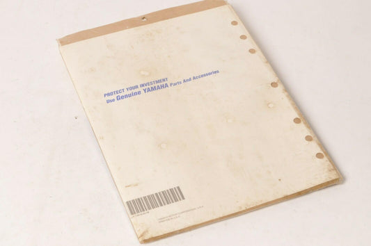 Yamaha Supplementary Service Manual Repair Maintenance Shop | PZ500 NOS