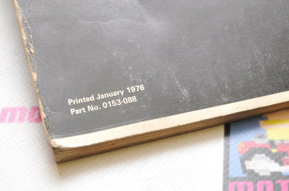 Genuine ARCTIC CAT Factory Service Shop Manual  1976 PANTHER CHEETAH  0153-088