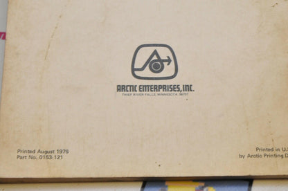 Genuine ARCTIC CAT Factory Service Shop Manual JAG 1977 0153-121