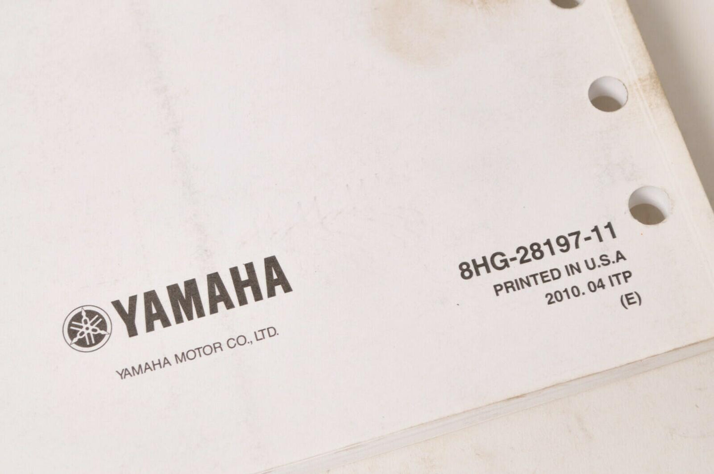 Yamaha Supplementary Service Manual - Repair Maintenance Shop | RX10 Apex 2013