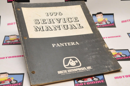 Genuine ARCTIC CAT Factory Service Shop Manual  1976 PANTERA  0153-087