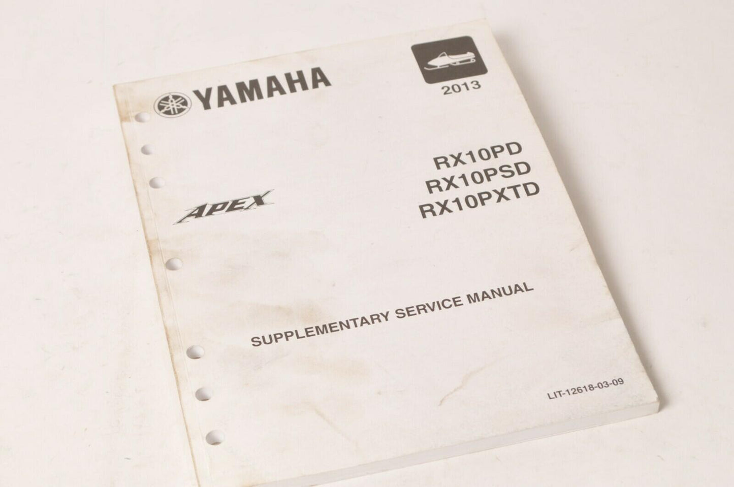 Yamaha Supplementary Service Manual - Repair Maintenance Shop | RX10 Apex 2013