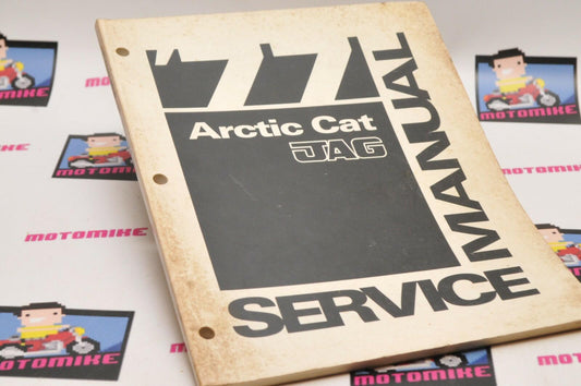Genuine ARCTIC CAT Factory Service Shop Manual JAG 1977 0153-121
