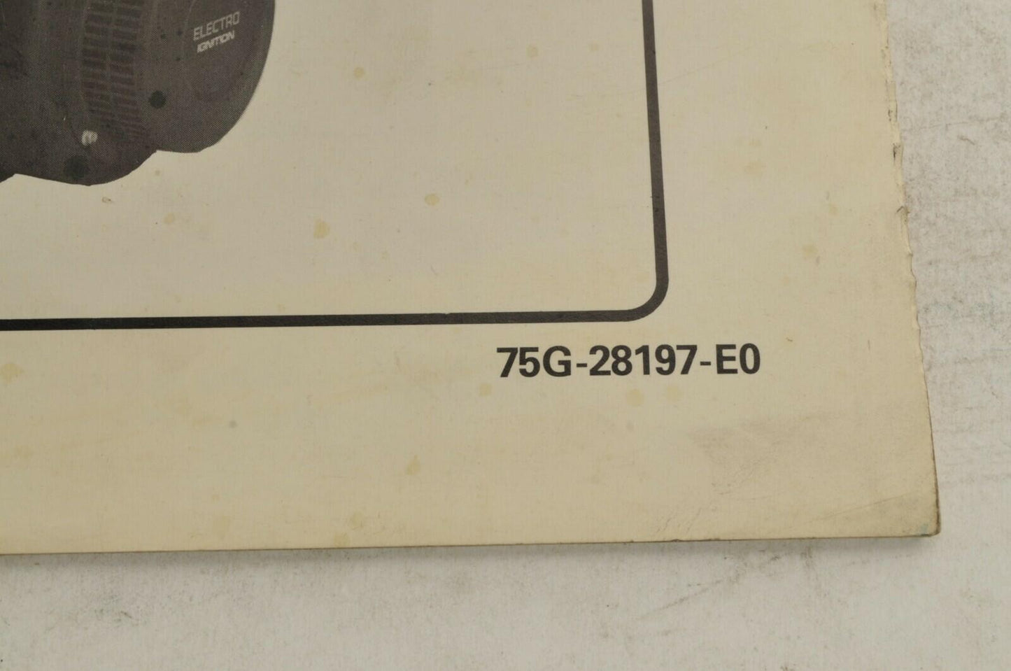 Yamaha Service Shop Manual - MF410S 410SR  En  |  75G-28197-E0