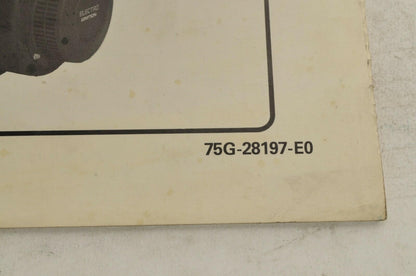 Yamaha Service Shop Manual - MF410S 410SR  En  |  75G-28197-E0