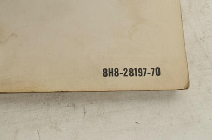Yamaha Service Shop Manual EXCEL-V 1979 English French  | 8H8-28197-70