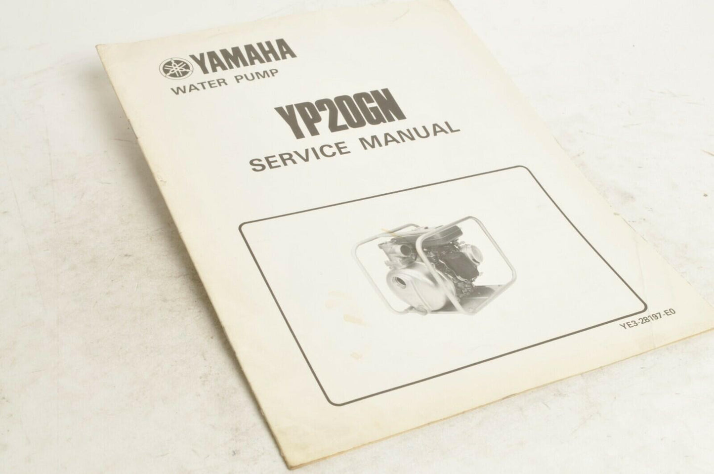 Yamaha Service Shop Manual - YP20GN  En   |  YE3-28197-E0