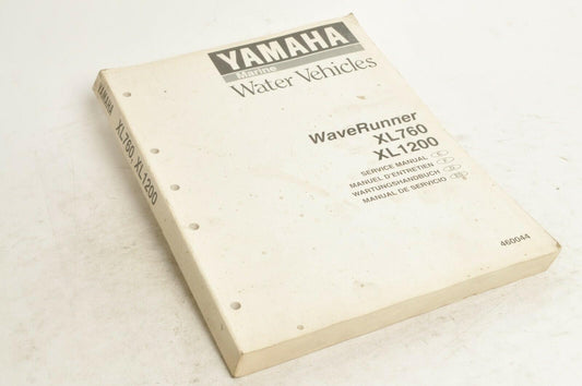Yamaha Service Shop Manual - WaveRunner XL760 XL1200   En/Fr/De/Es  |  460044