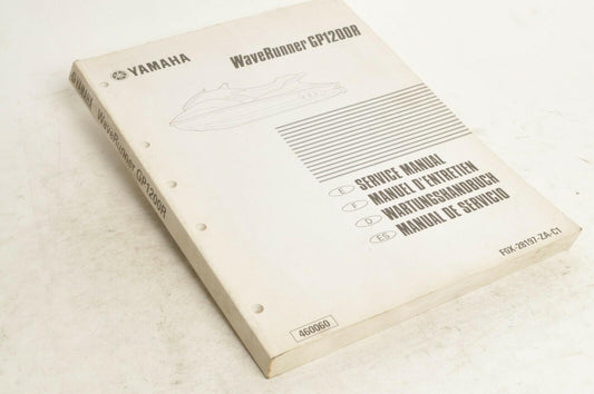 Yamaha Service Shop Manual - WaveRunner GP1200R  En/Fr/De/Es  |  460060
