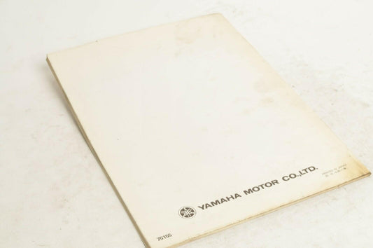 Yamaha Service Shop Manual - YS-220 Snowthrower  En  |  7U6-28197-E0