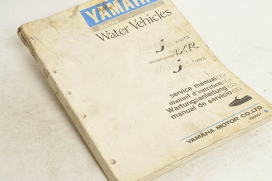 Yamaha Service Shop Manual - MarineJet 650TX 700TX   En/Fr/De/Es  |  460007