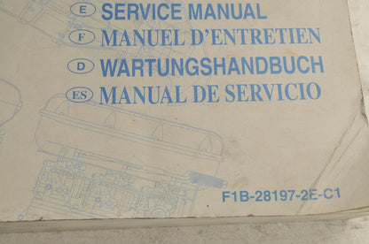 Yamaha Service Shop Manual - WaveRunner FX140   En/Fr/De/Es  |  460078