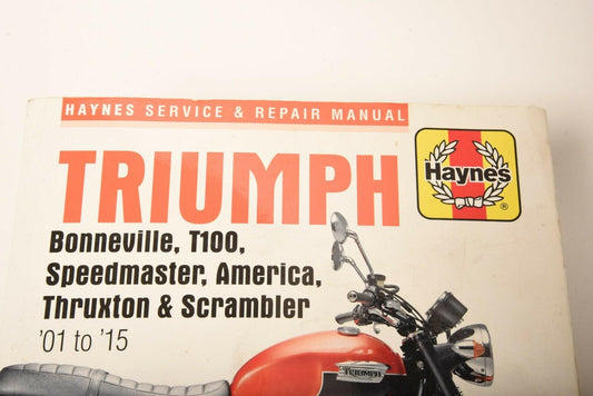 Haynes Repair Service Shop Manual - Triumph Motorcycles 2001-2015  | 4364