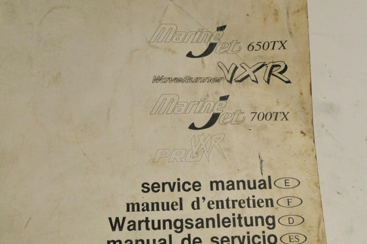 Yamaha Service Shop Manual - MarineJet 650TX 700TX   En/Fr/De/Es  |  460007
