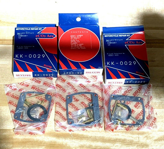 Kawasaki Carburetor Repair Carb Kit KH350 KH400 S3 74-78 KK-0029 | Keyster Japan