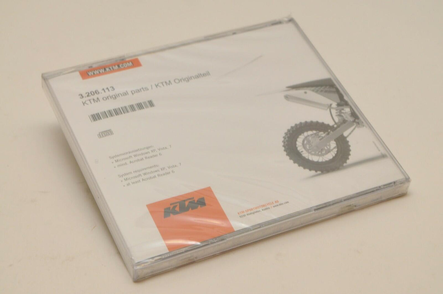 NEW GENUINE KTM SERVICE REPAIR WORKSHOP MANUAL CD 3206113- 50 SX MINI JUNIOR 09+