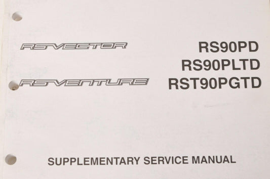 Yamaha Supplementary Service Manual Repair Maintenance Shop | RS90 RST90 2013