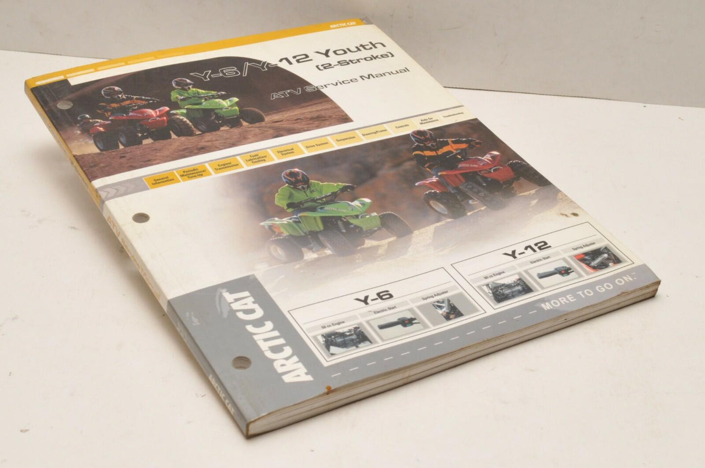 OEM ARCTIC CAT Factory Service Shop Manual 2257-246 Y-12 Y-6 YOUTH 2-STROKE 2005