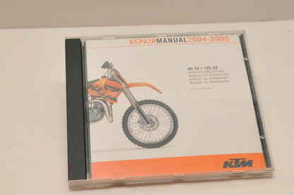 GENUINE KTM SERVICE REPAIR WORKSHOP MANUAL CD 3206020 85SX 105SX 2004-2005
