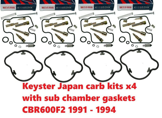 Honda Carburetor Repair Carb Kit CBR600F2 1991-94 K-1053HK  |  Keyster Japan