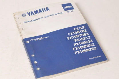 Yamaha Supplementary Service Manual Repair Maintenance Shop | FX Nytro 2010