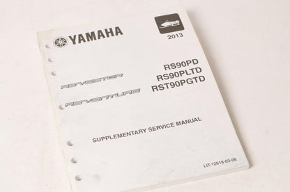 Yamaha Supplementary Service Manual Repair Maintenance Shop | RS90 RST90 2013