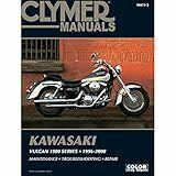 Clymer Manuals M4713; Fits Kawasaki Vn1500 Vulcan Class Motorcycle Repair Service Manual