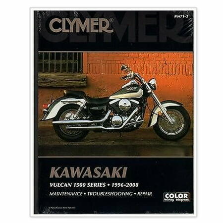 Clymer Manuals M4713; Fits Kawasaki Vn1500 Vulcan Class Motorcycle Repair Service Manual
