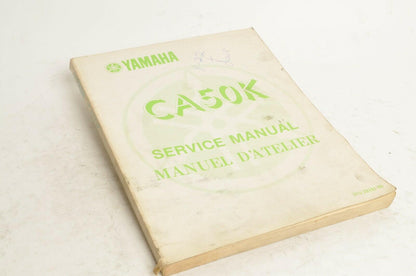 Yamaha Service Shop Manual 1983 CA50 Riva CA50K  English French  | 21U-28197-70