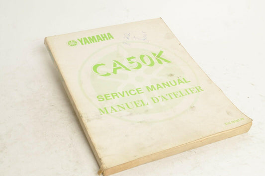 Yamaha Service Shop Manual 1983 CA50 Riva CA50K  English French  | 21U-28197-70