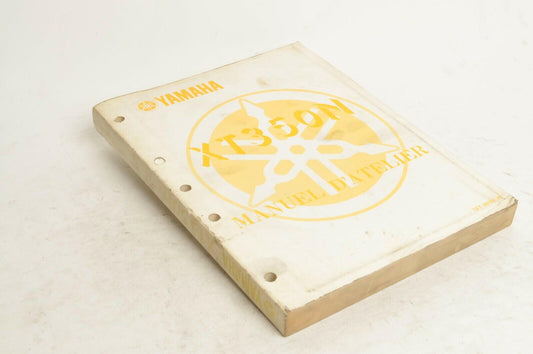 Yamaha Service Shop Manual 1985 XT350 XT350N English French  | 1ET-28197-70