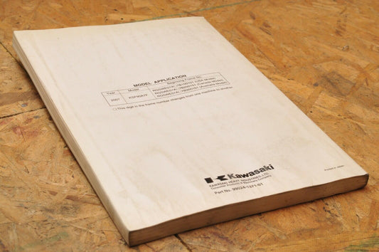 Kawasaki Factory Service Manual FSM SHOP OEM KFX90 2007 #99924-1371-01