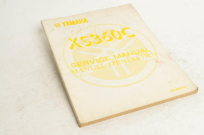 Yamaha Service Shop Manual 1976 XS360 XS360C English French  | 1L9-28197-70