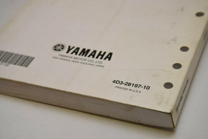 OEM Yamaha ATV Service Shop Manual LIT-11616-21-22 RAPTOR 250 2008 08 YFM250RX