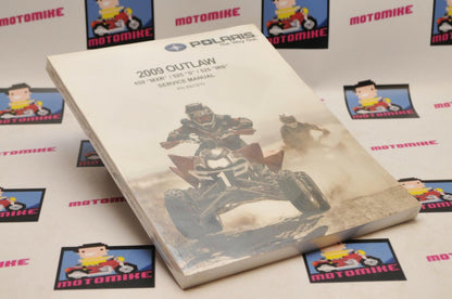 NEW Genuine POLARIS Factory Service Shop Manual 2009 OUTLAW 450 525 MXR++9921810