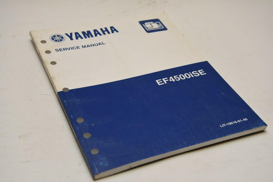 OEM Yamaha Generator Service Shop Manual LIT-19616-01-46 EF4500iSE 2008/2009