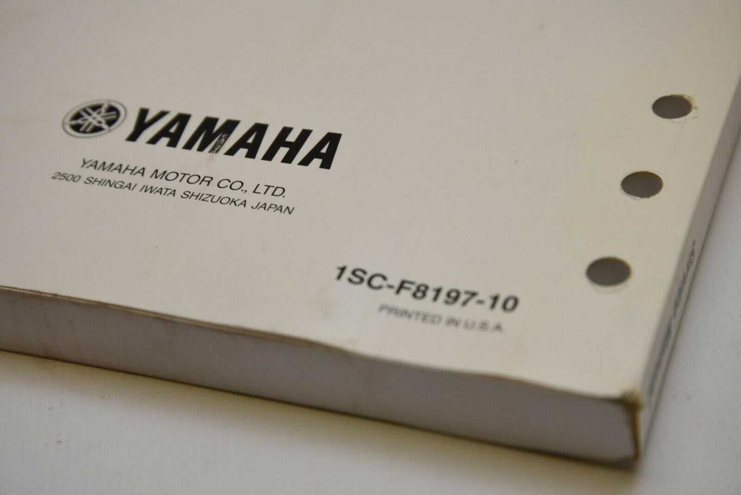 OEM Yamaha ATV Service Shop Manual LIT-11616-25-16 GRIZZLY 300 YFM30GB 2012 12