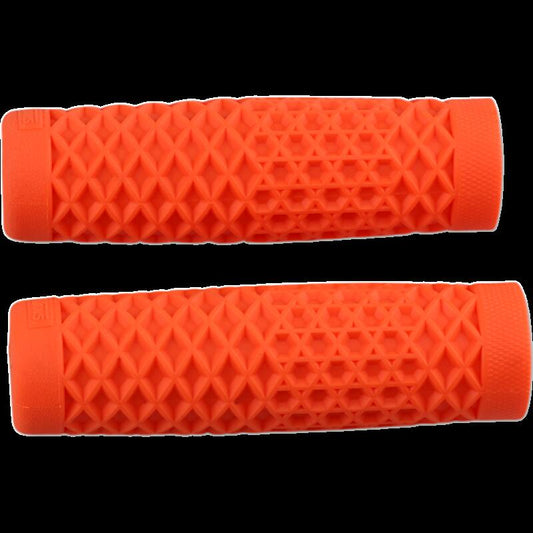 Vans Cult Waffle Motorcycle Handlebar Handle Grip Grips - ORANGE 1" | B02VTO