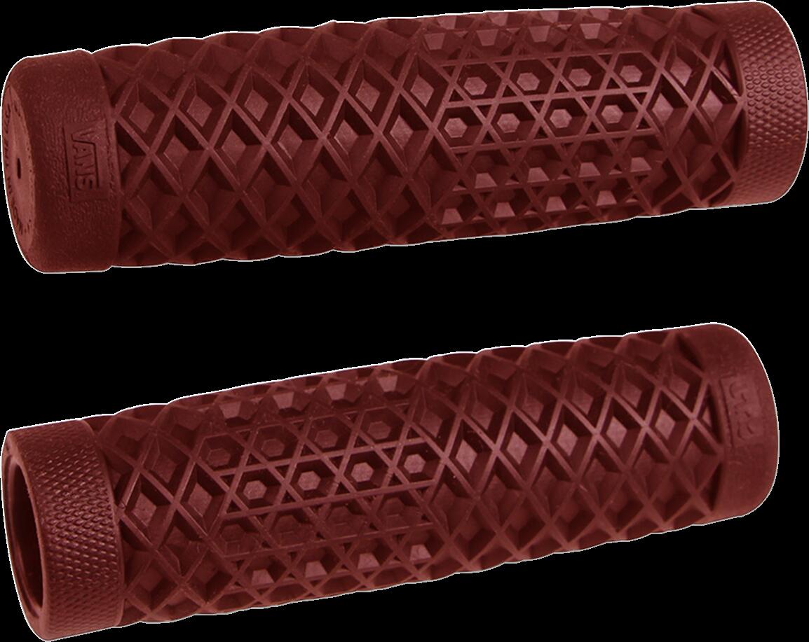 Vans Cult Waffle Motorcycle Handlebar Handle Grip Grips - OXBLOOD 1" | B02VTDR
